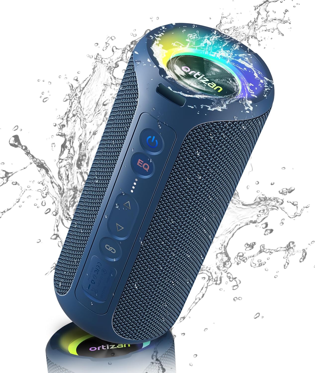 Portable Bluetooth Speaker Waterproof Ipx7 - ลำโพงบลูทูธไร้สาย ortizan พร้อมเสียงและเบส HD 40W กันน้ำ