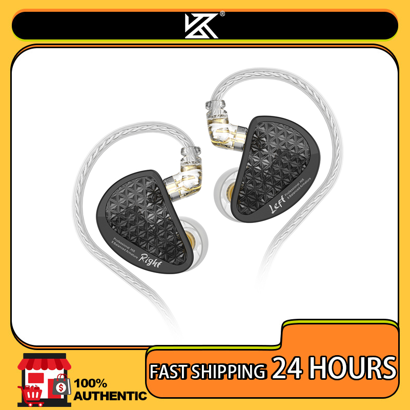 Planar Magnetic Iem Earphones - KZ AS16 Pro หูฟังแบบมีสาย 16BA Balanced