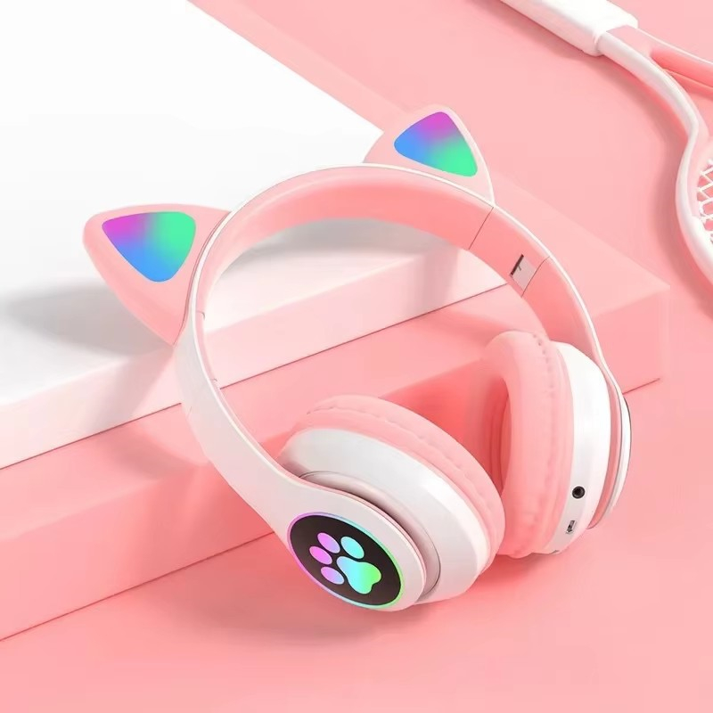 JST-28 หูฟังไร้สายหูแมวหูฟังบล - Anc Wireless Over Ear Headphones บทวิจารณ์และราคา