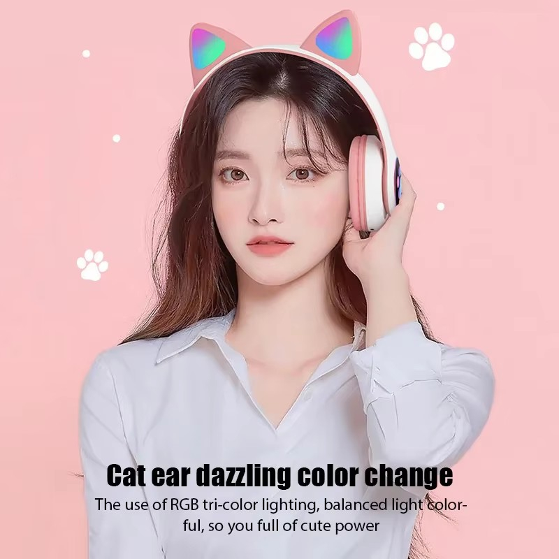 JST-28 หูฟังไร้สายหูแมวหูฟังบล - Anc Wireless Over Ear Headphones บทวิจารณ์และราคา