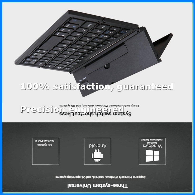 ● คีย์บอร์ดบลูทูธแบบพับได้ พกพ - Tablets บทวิจารณ์และราคา