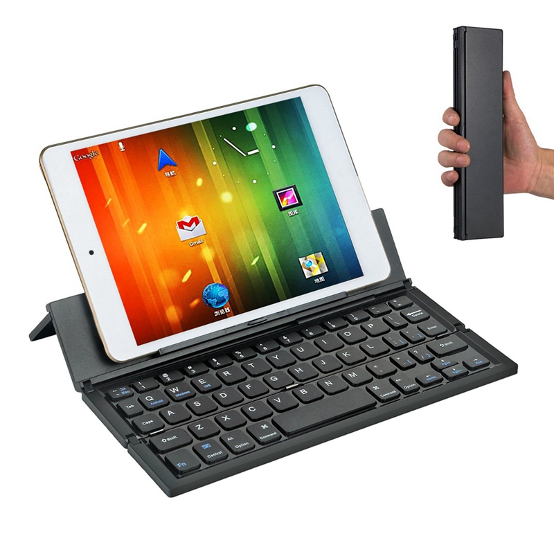 ● คีย์บอร์ดบลูทูธแบบพับได้ พกพ - Tablets บทวิจารณ์และราคา