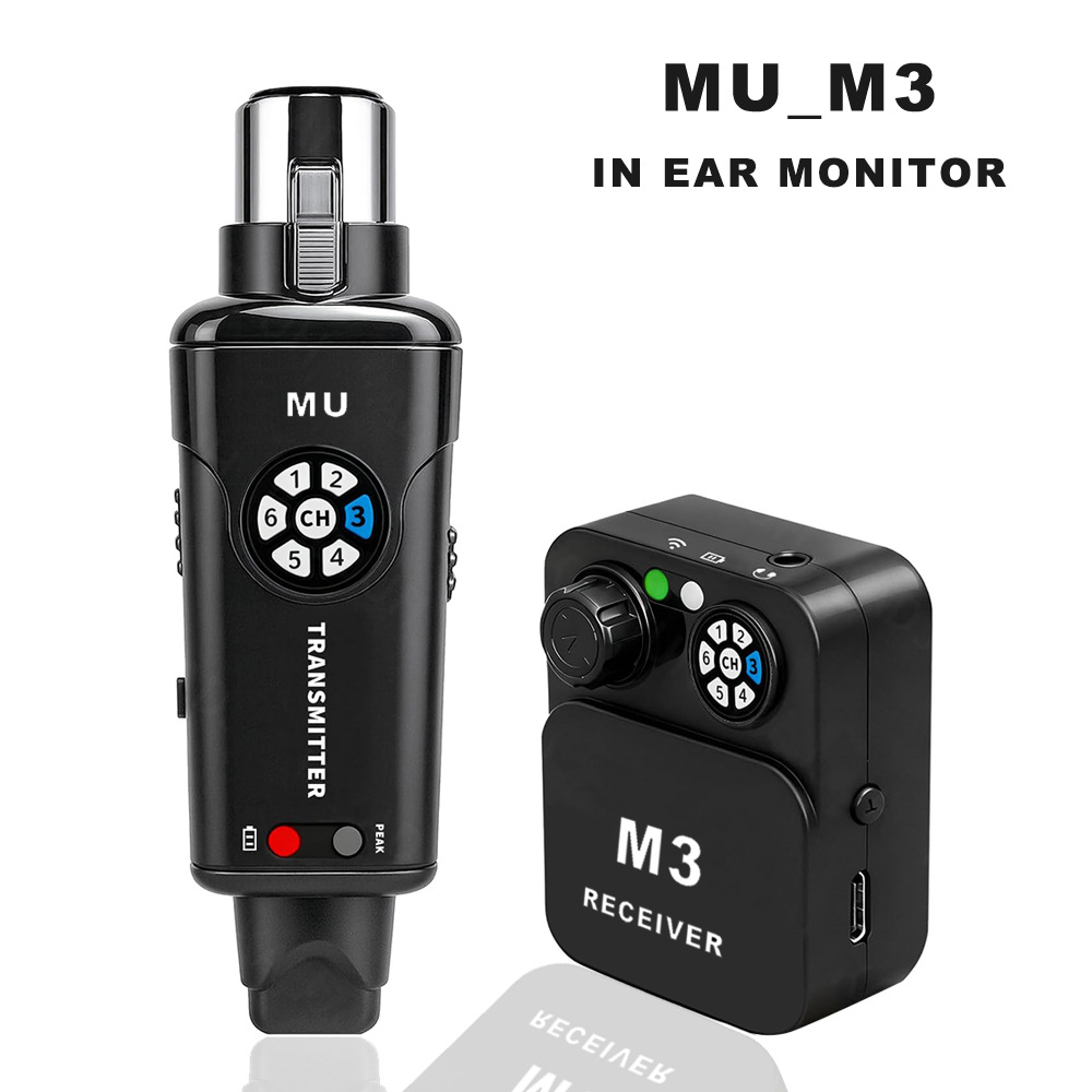 2.4G ระบบมอนิเตอร์ไร้สายแบบใส่ - In Ear Monitors For Singers บทวิจารณ์และราคา