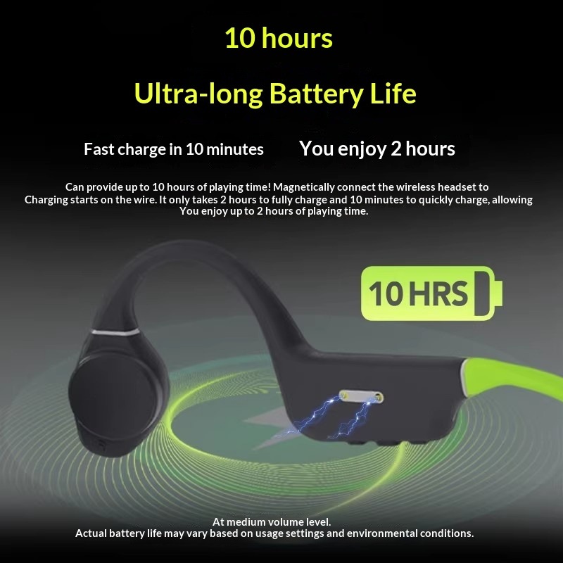 หูฟังบลูทูธแบบไร้สายชนิดเกี่ยว - Bone Conduction Running Headphones บทวิจารณ์และราคา