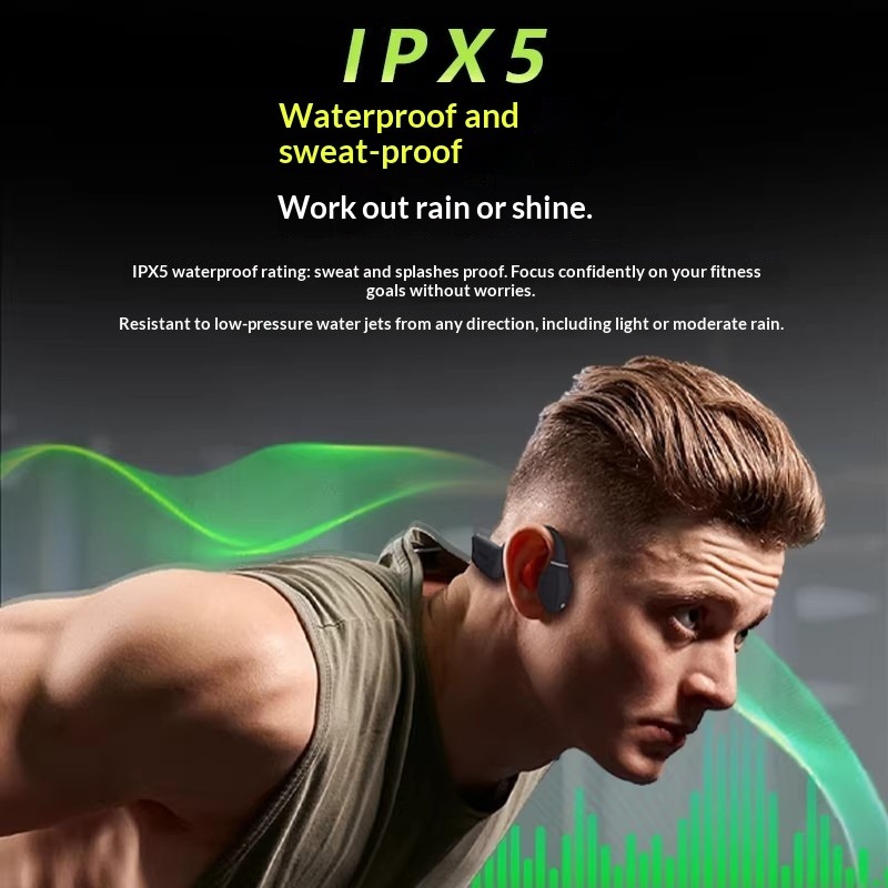 หูฟังบลูทูธแบบไร้สายชนิดเกี่ยว - Bone Conduction Running Headphones บทวิจารณ์และราคา