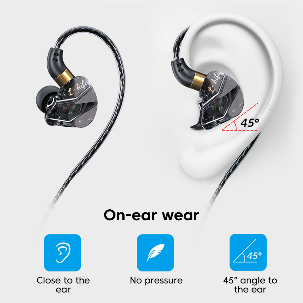 S16หูฟังแบบมีสาย3.5MM/Type C ช - In Ear Monitors For Singers บทวิจารณ์และราคา