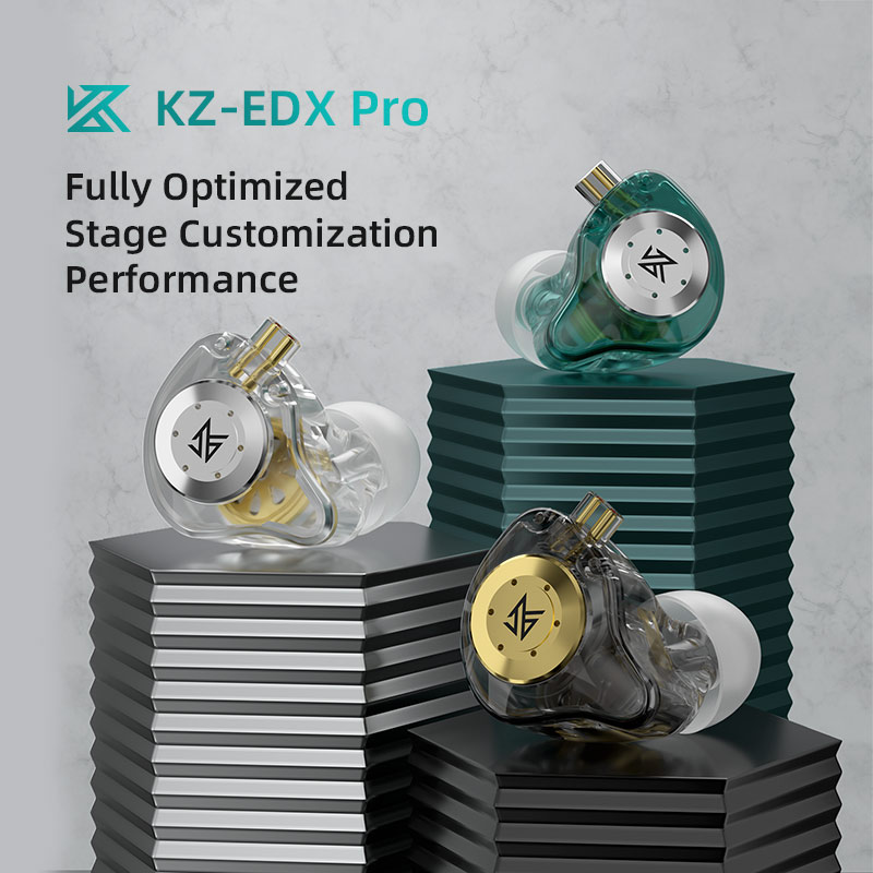 KZ EDX pro Fones de ouvido Bas - In Ear Monitors For Singers บทวิจารณ์และราคา