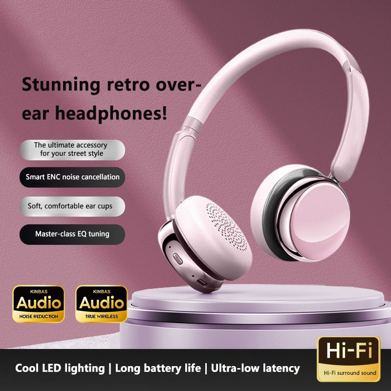 หูฟังบลูทูธไร้สายแบบครอบหูสไตล - Anc Wireless Over Ear Headphones บทวิจารณ์และราคา