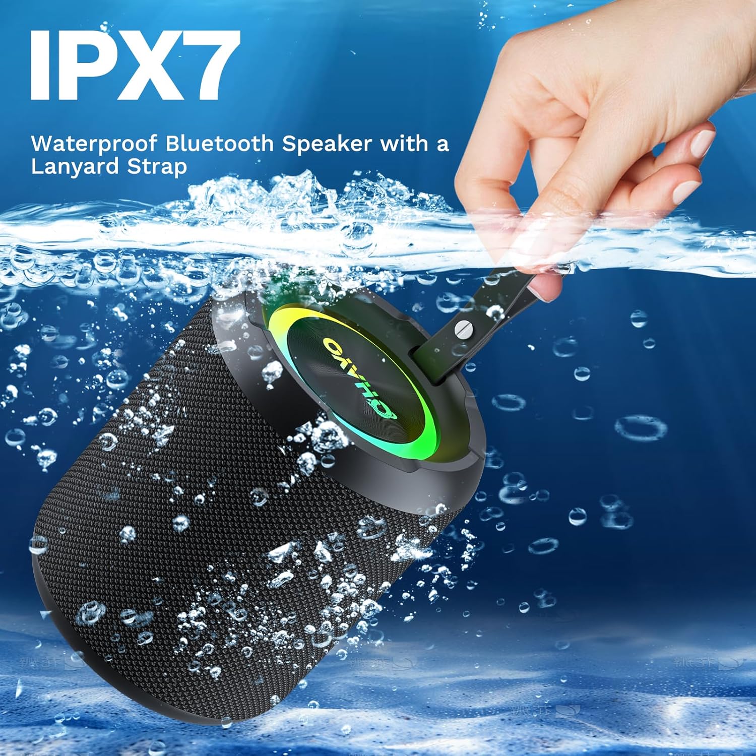 ลำโพงบลูทูธไร้สายพกพา OHAYO 40 - Portable Bluetooth Speaker Waterproof Ipx7 บทวิจารณ์และราคา