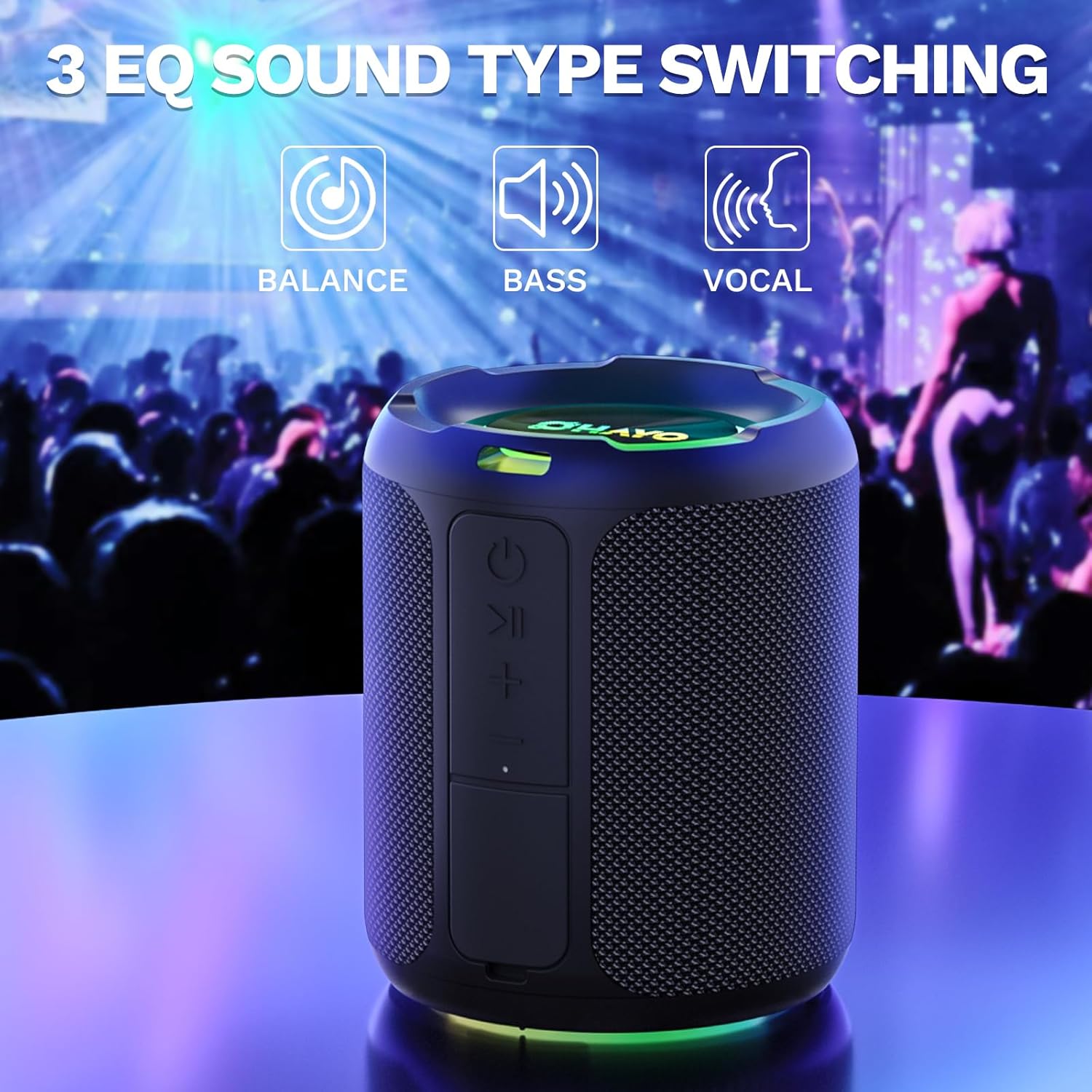 ลำโพงบลูทูธไร้สายพกพา OHAYO 40 - Portable Bluetooth Speaker Waterproof Ipx7 บทวิจารณ์และราคา