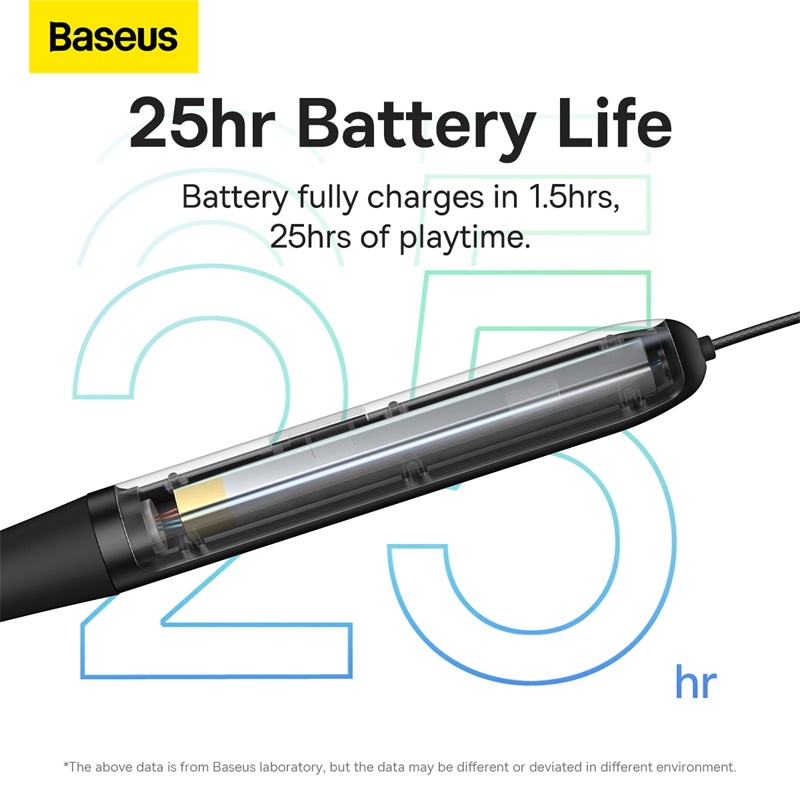 Baseus P1 หูฟังไร้สายบลูทูธ 5. - Magnetic Neckband Sports Earphones บทวิจารณ์และราคา
