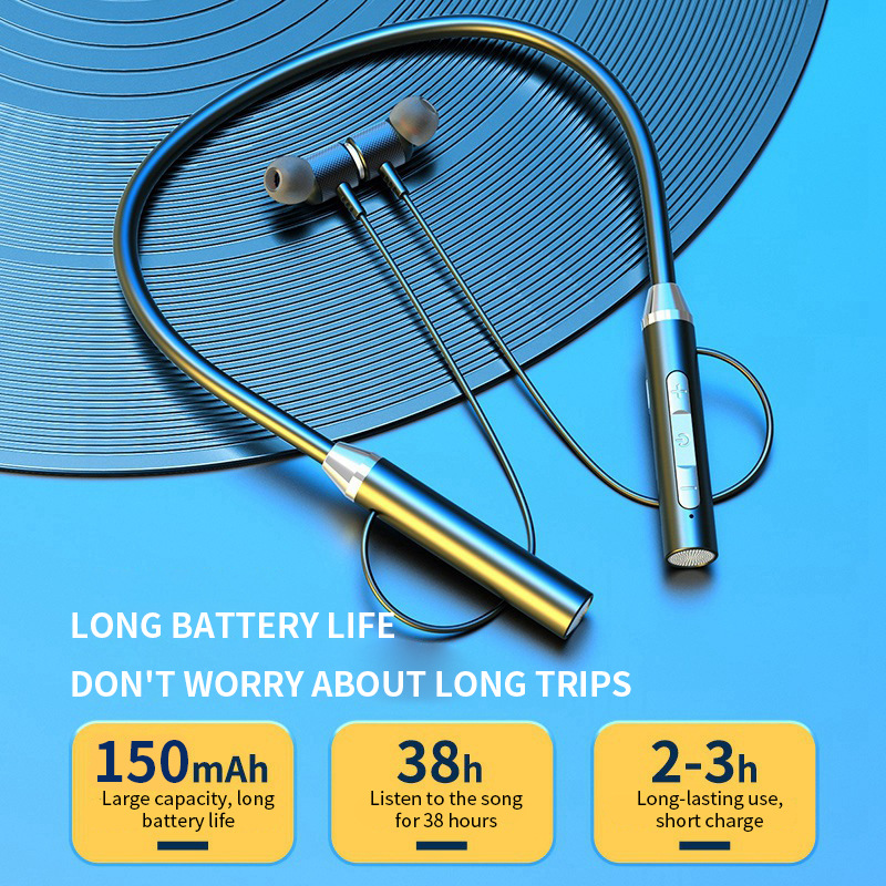 หูฟังไร้สาย บลูทูธ 5.0 แบบคล้อ - Magnetic Neckband Sports Earphones บทวิจารณ์และราคา